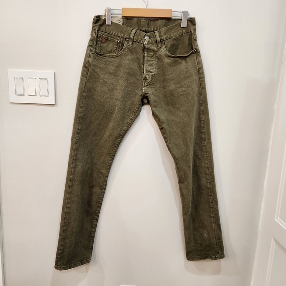Polo Ralph Lauren Other - VTG Polo Ralph Lauren Pants Mens 30/30 Olive Green Authentic Dungarees Low Rise
